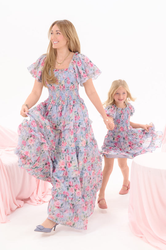 Winnie Dress in Peony Blossoms