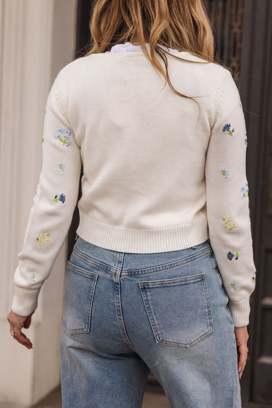 Della Sweater in Cream