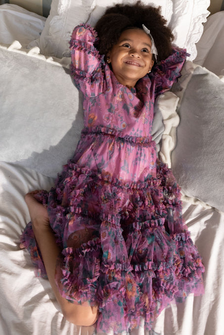 Mini Catherine Dress in Climbing Vine Bloom