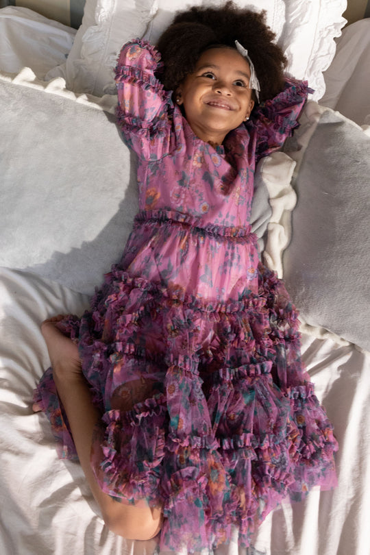 Mini Catherine Dress in Climbing Vine Bloom