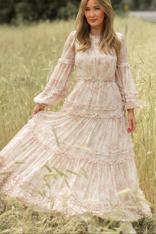 long flowing summer dresses with sleeves Dubai Style Women's flowy maxi dress casual