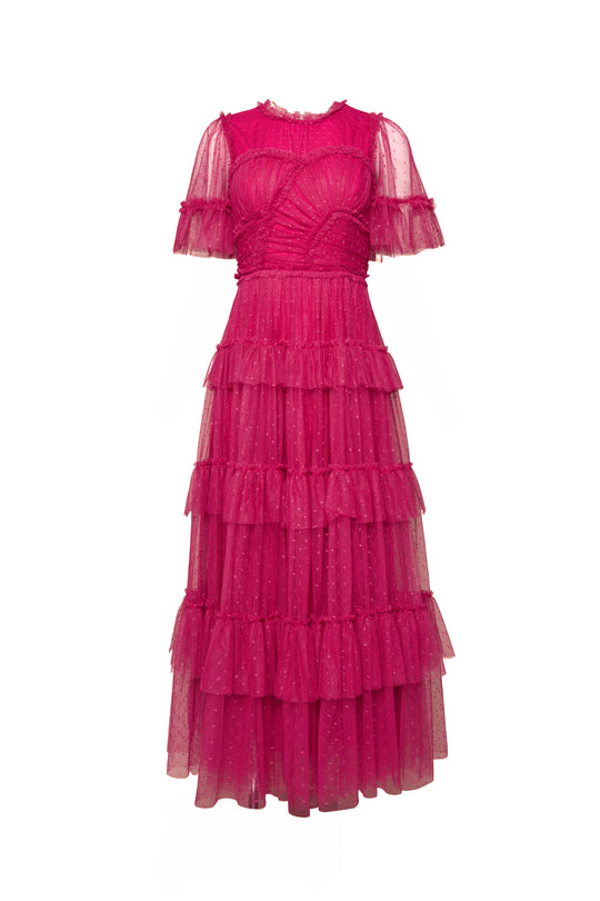 whimsical cocktail dress Whimsical Dress in Fuchsia – Ivy City Co