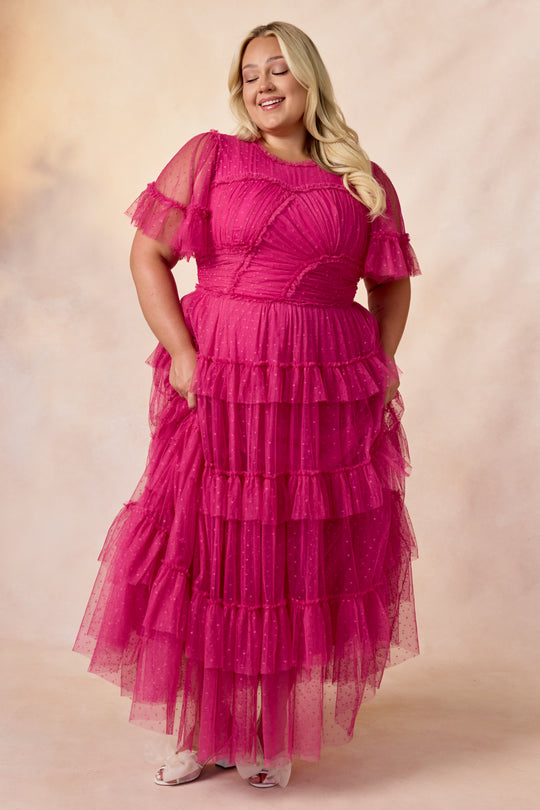 women's fuchsia dress Whimsical Dress in Fuchsia – Ivy City Co