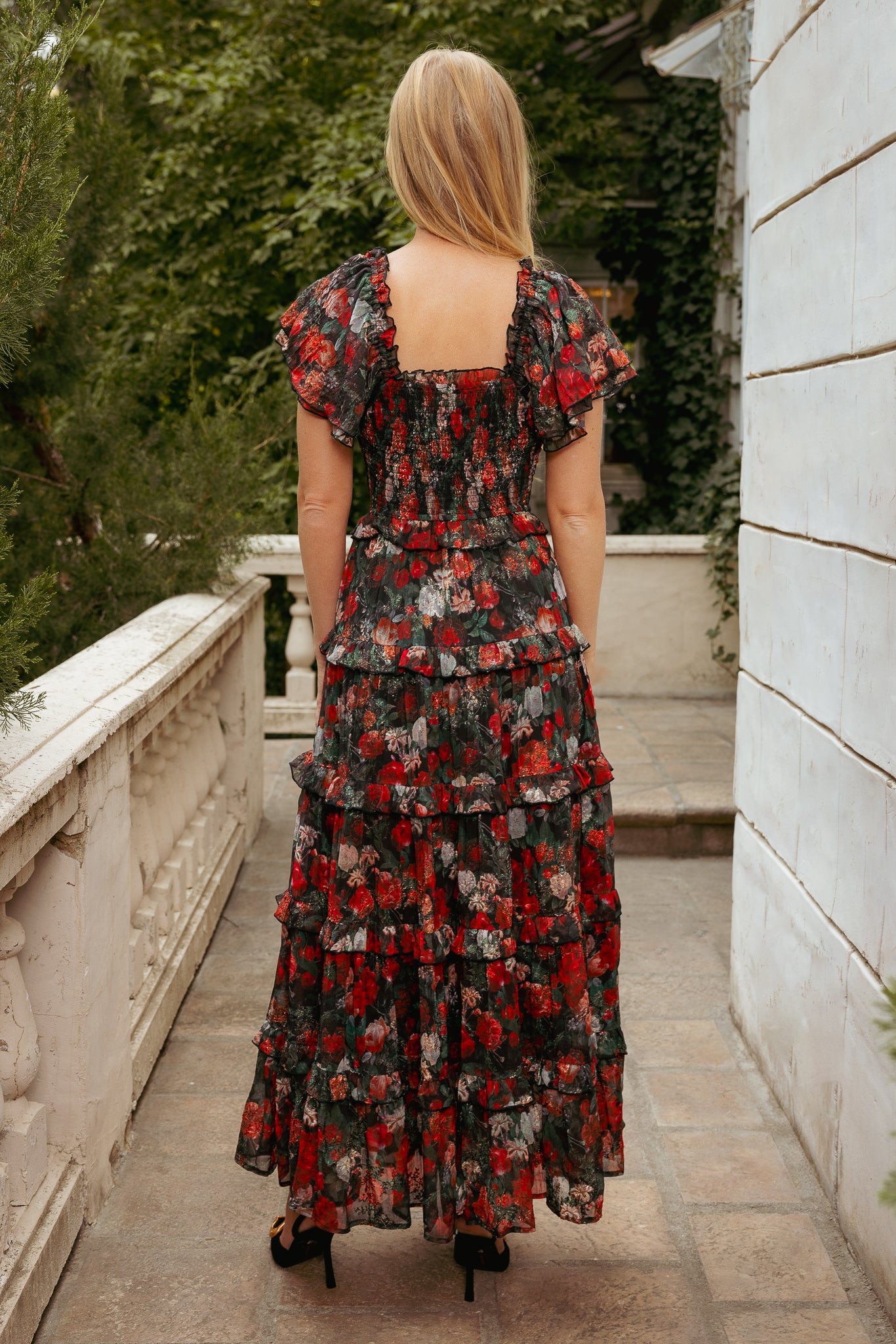 Winnie Dress in Midnight Roses XXS Winnie Dress in Midnight Roses XXS