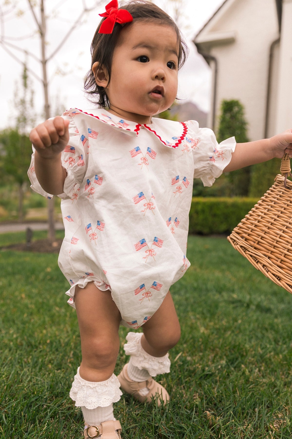 Baby Maisy Romper in Star Spangled – Ivy City Co