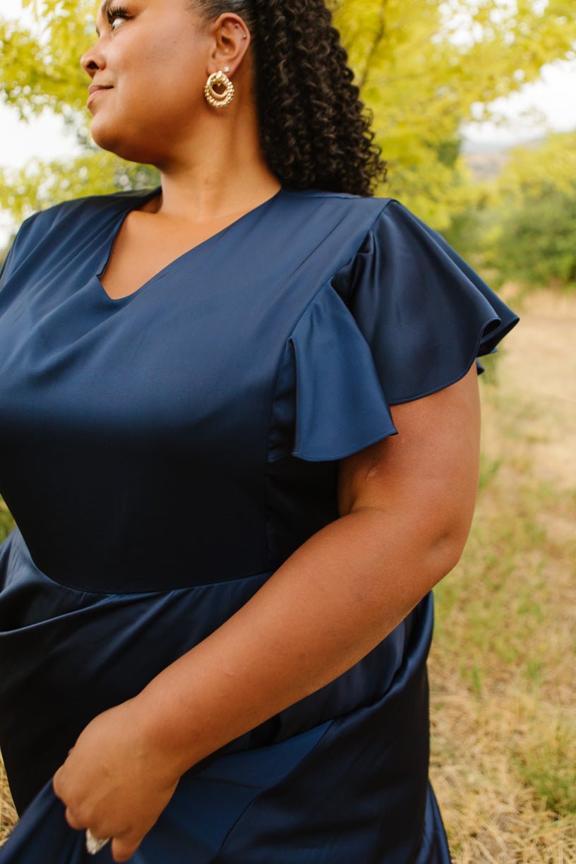Callie Dress in Navy
