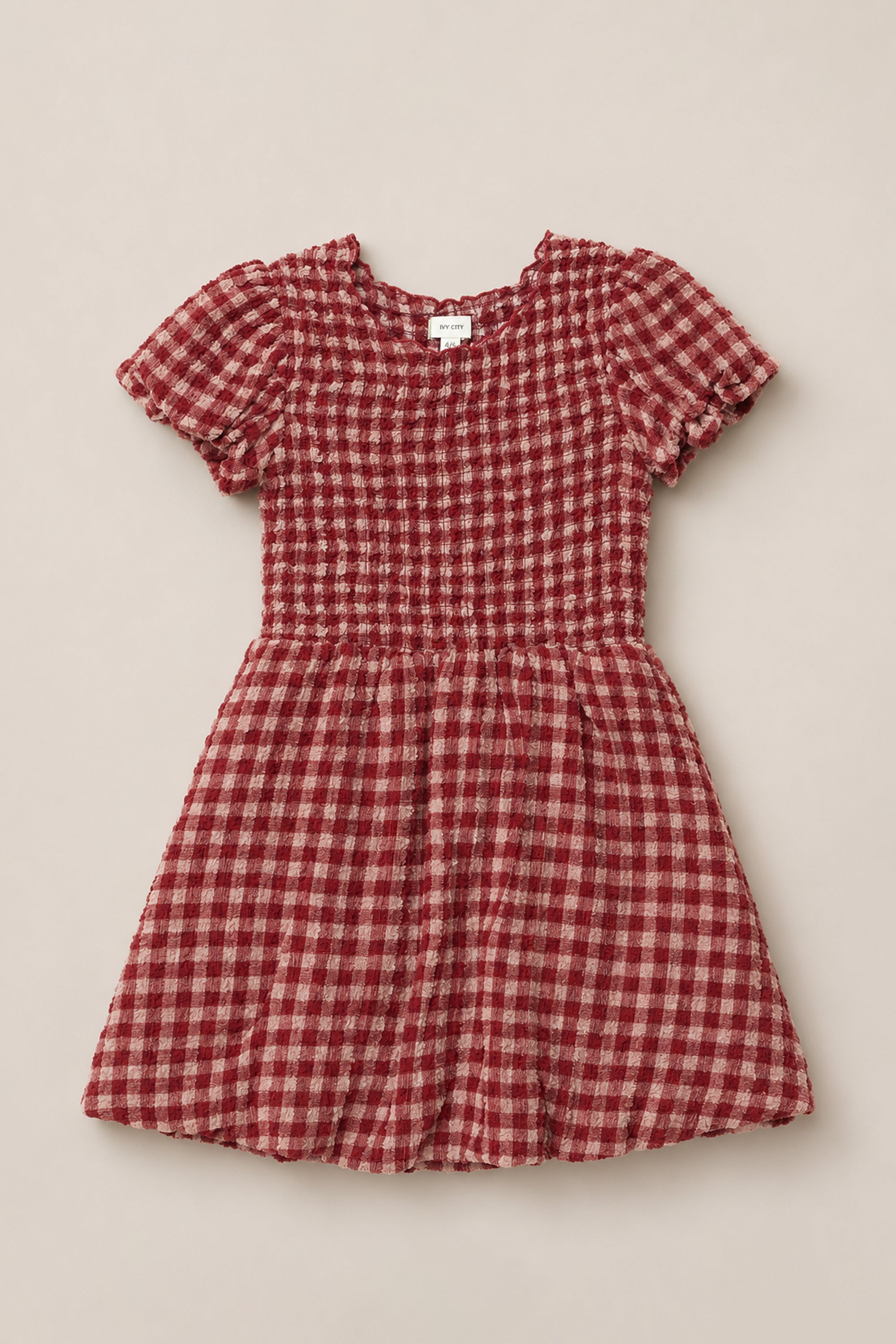 Mini Tori Dress in Cranberry Popcorn Plaid – Ivy City Co