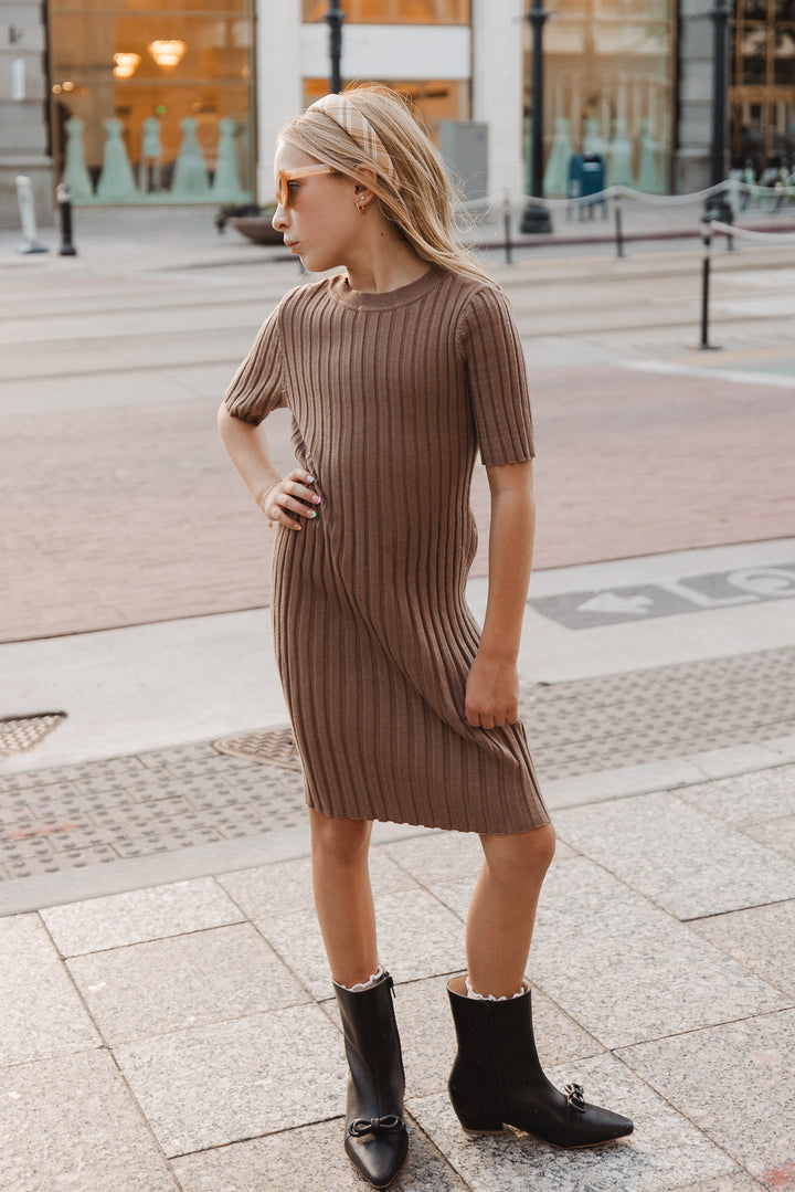 Mini Alexa Dress in Taupe