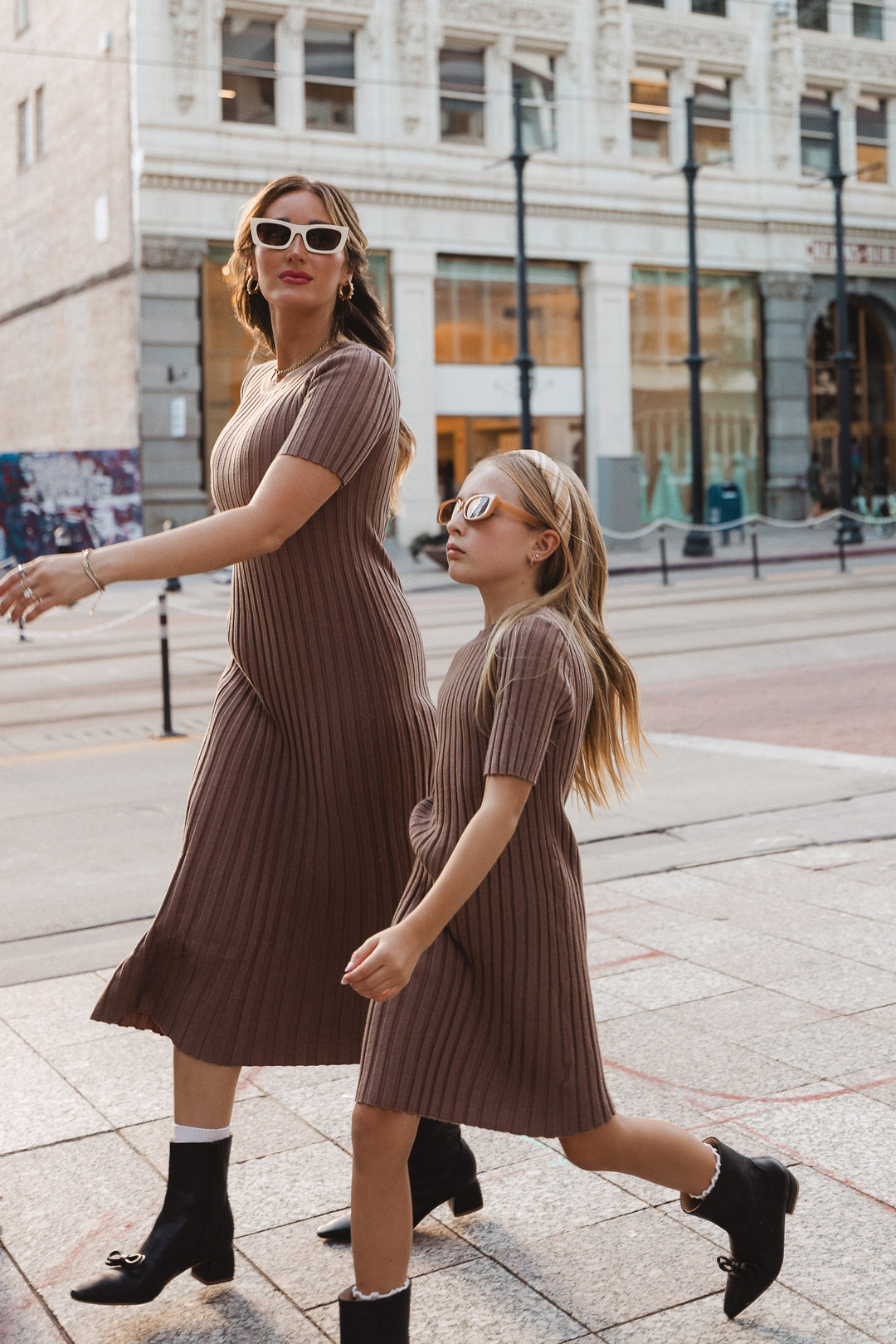 Mini Alexa Dress in Taupe