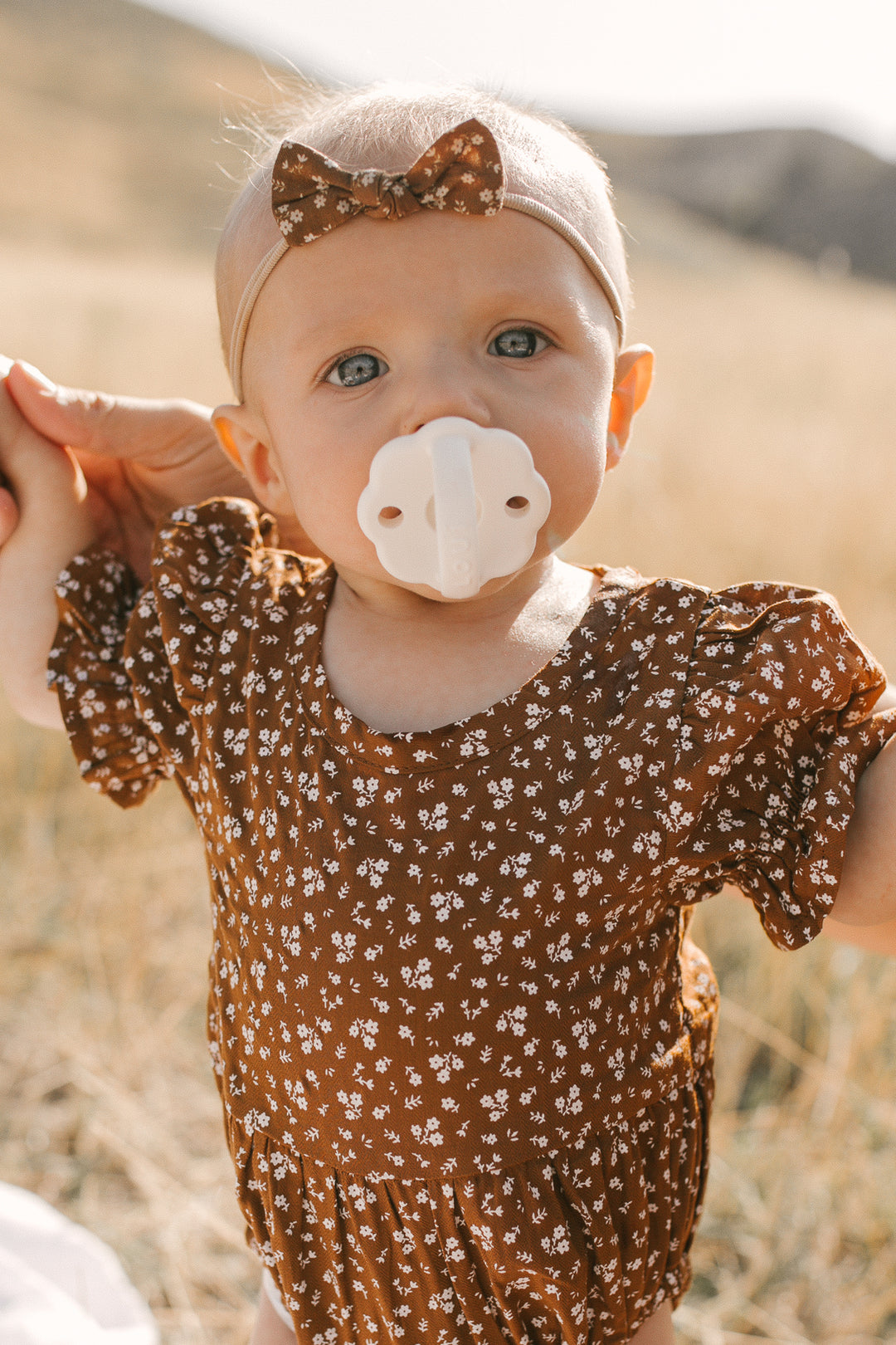 Baby Headband in Amber Floral