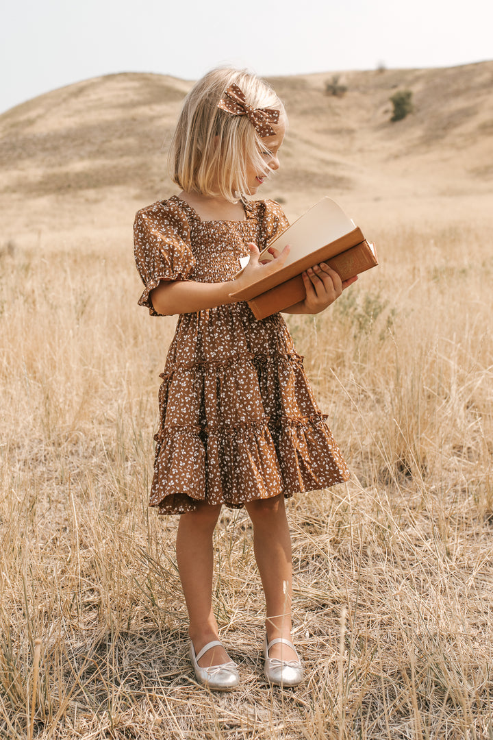 Mini Madeline Dress in Amber Floral