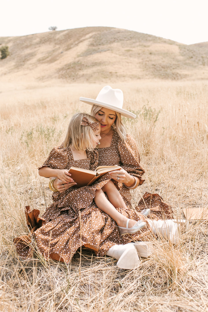 Mini Madeline Dress in Amber Floral