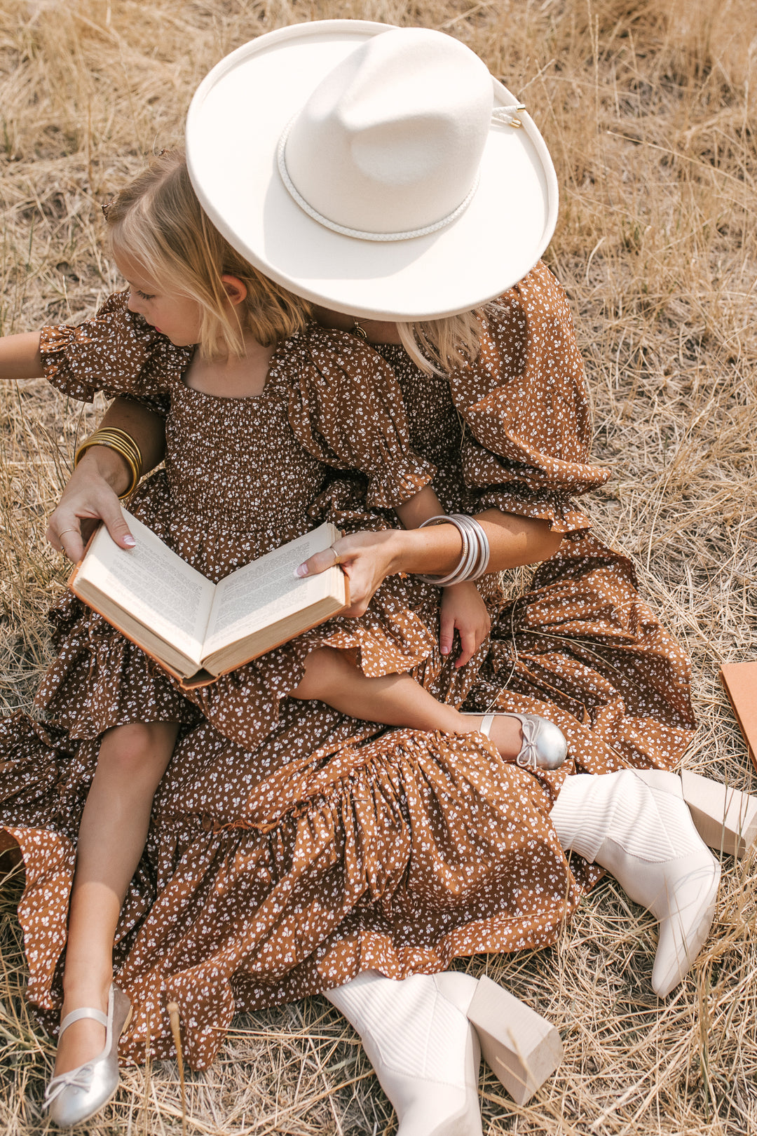 Mini Madeline Dress in Amber Floral