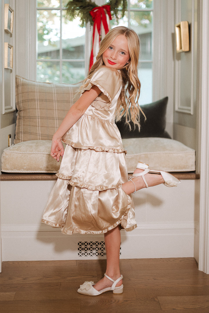 Mini Arabelle Dress In Champagne