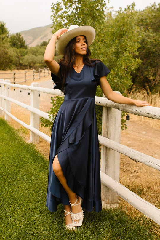 Callie Dress in Navy