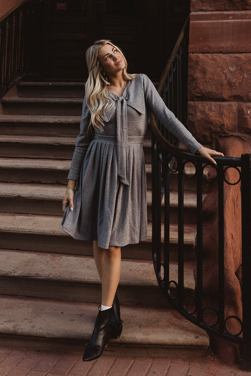 Beau Dress in Gray