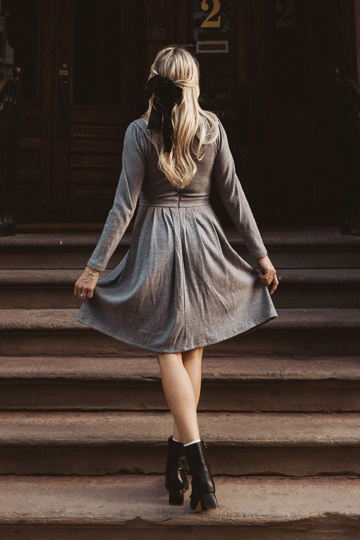 Beau Dress in Gray