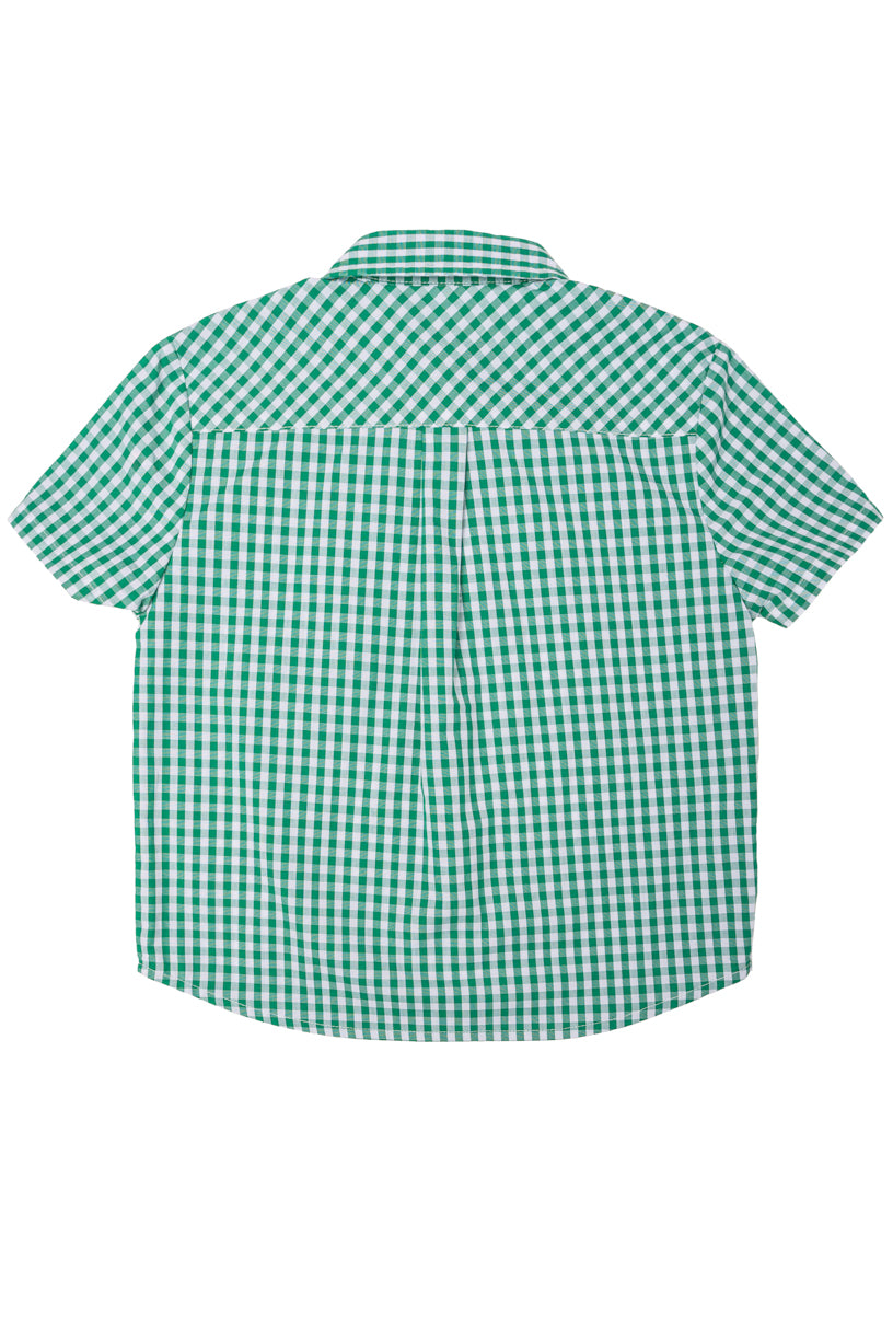 Boys James Shirt in Green Gingham – Ivy City Co