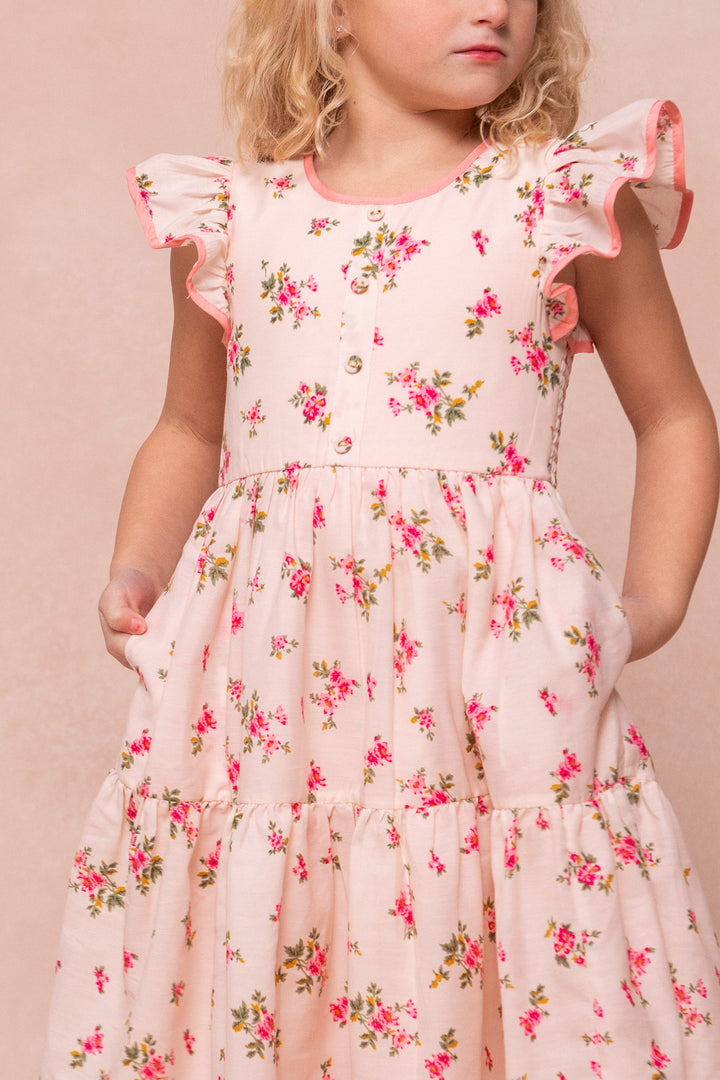 Mini Nola Dress in Pink Floral