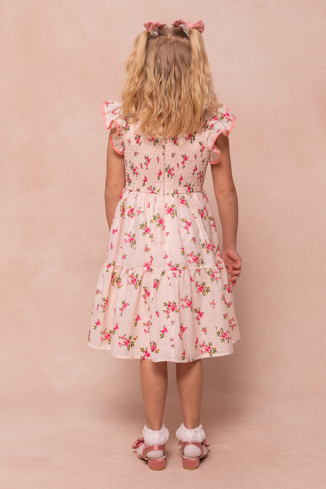 Mini Nola Dress in Pink Floral