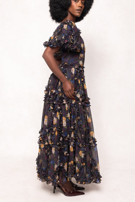 floral maxi dress in winter Layla 20W Bottines Color:Iridescent Lilac it flatters while still Die, Workwear! —