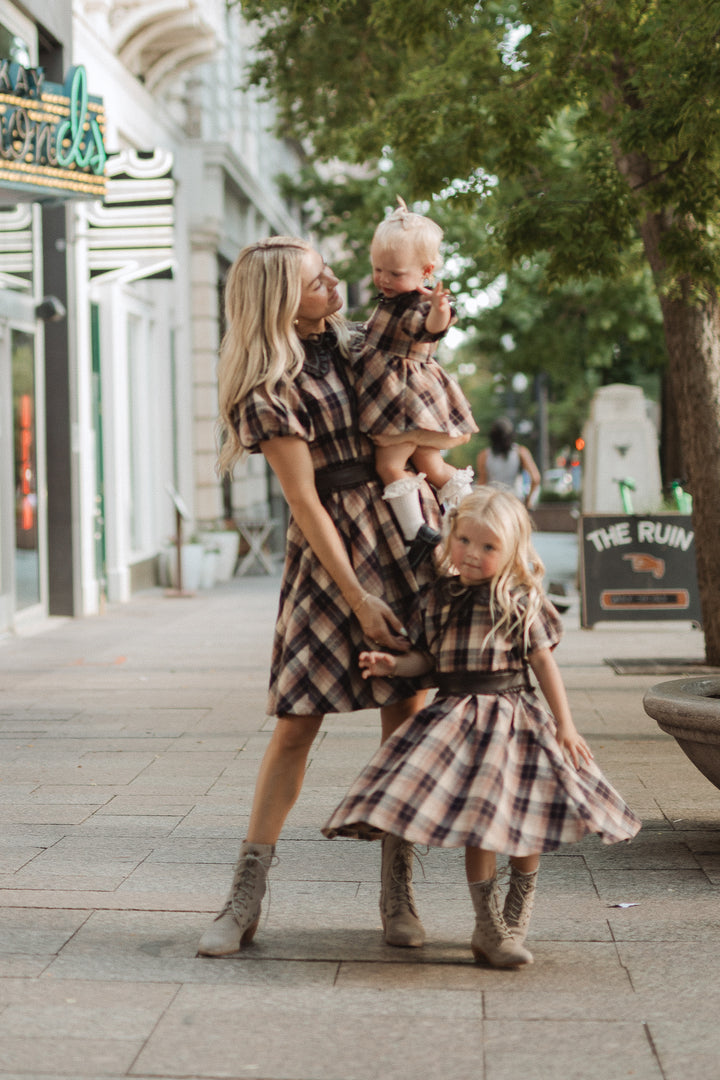 Celine Dress in Plaid