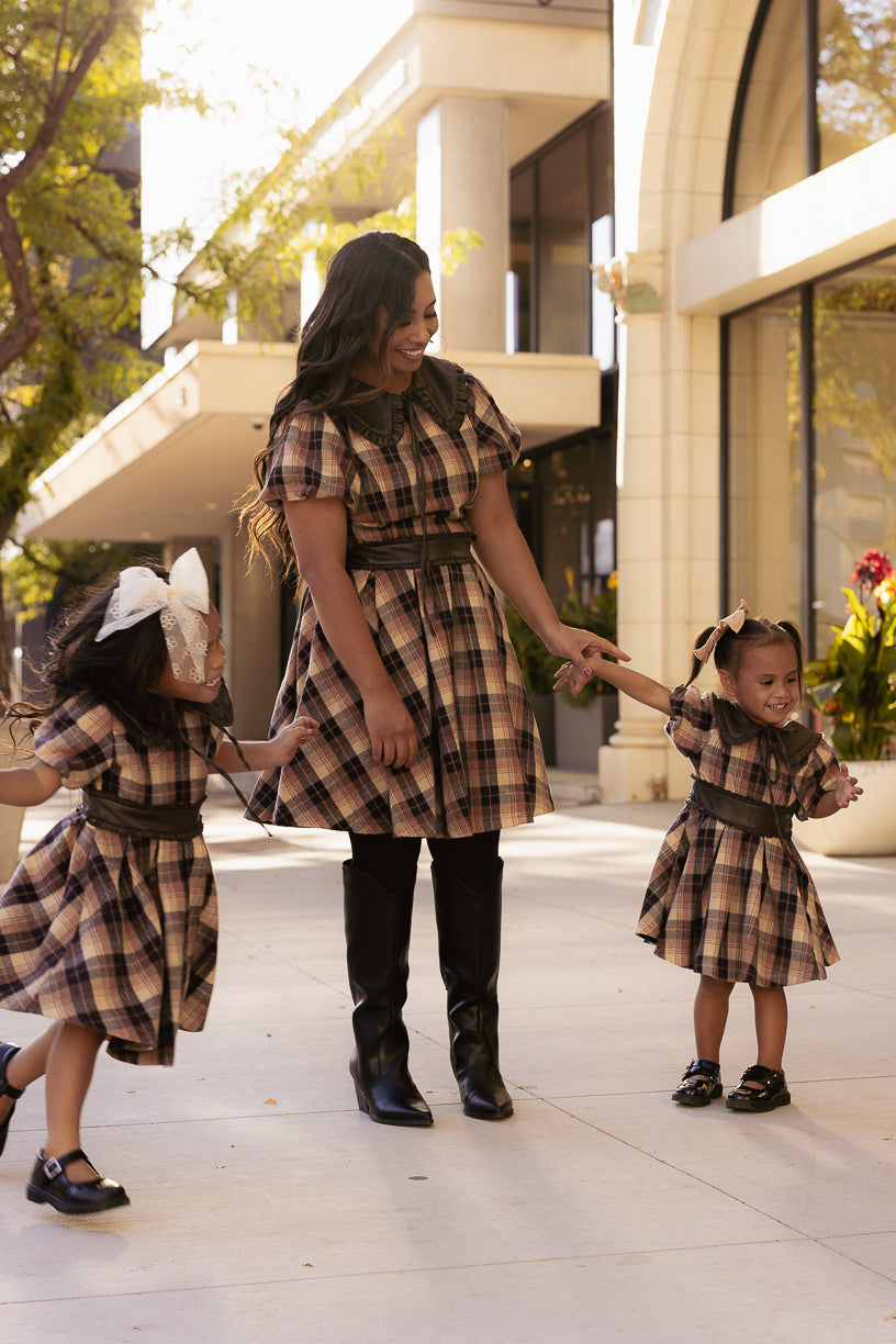 Mini Celine Dress in Plaid