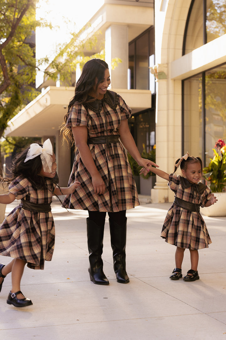 Mini Celine Dress in Plaid