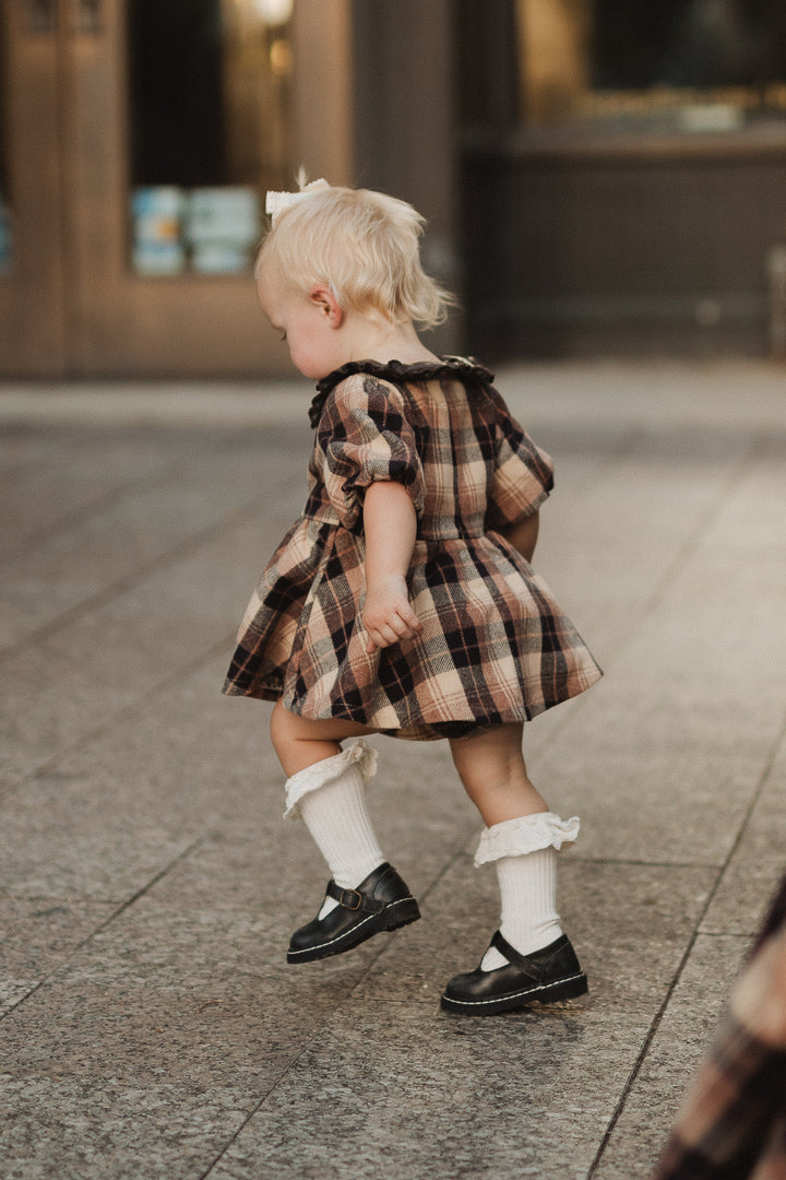 Baby Celine Dress Set in Plaid