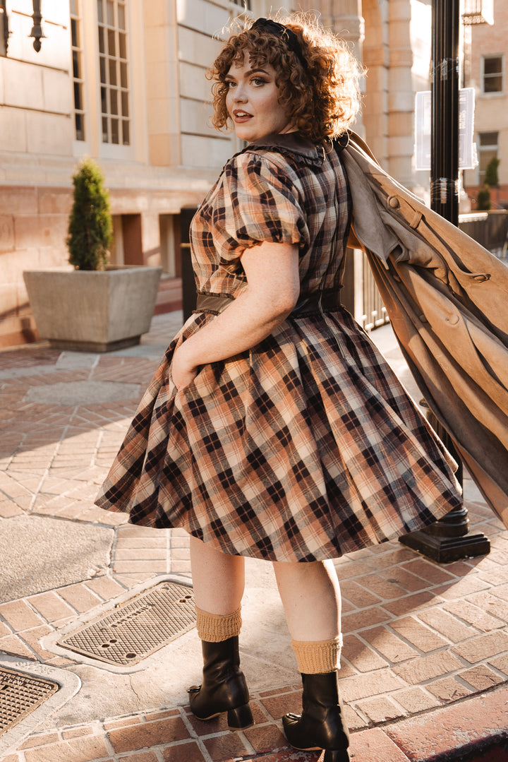 Celine Dress in Plaid