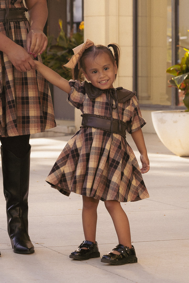 Mini Celine Dress in Plaid