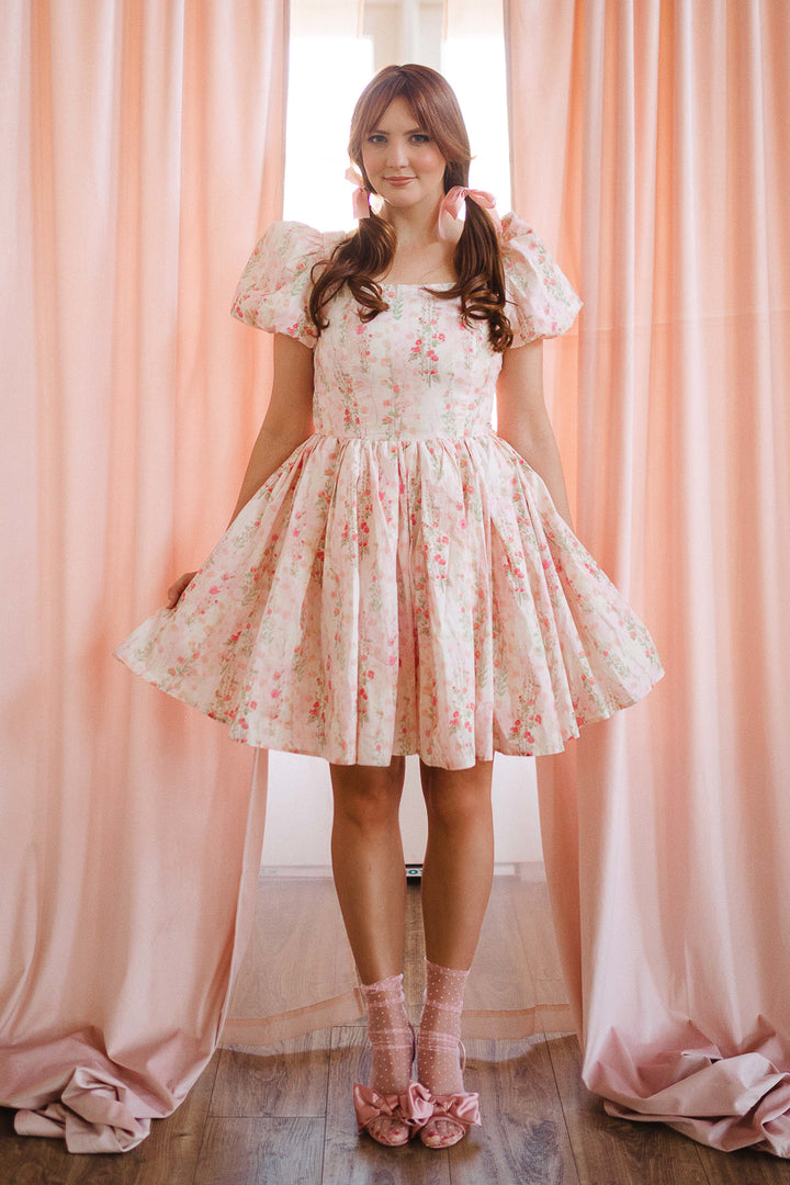 Cupcake Dress in Pink Floral