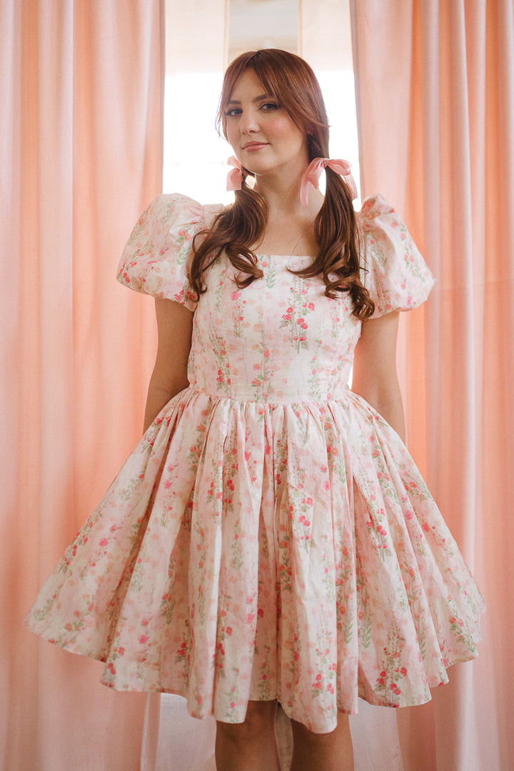 Cupcake Dress in Pink Floral