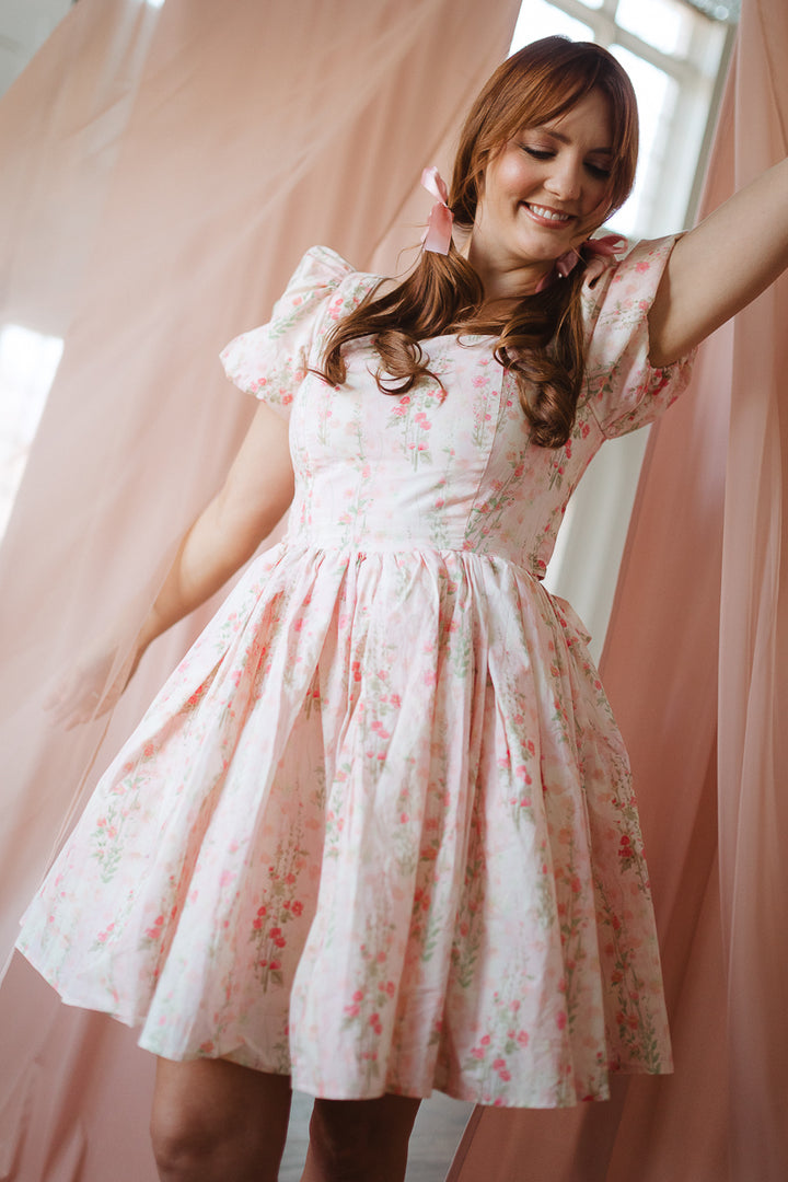 Cupcake Dress in Pink Floral