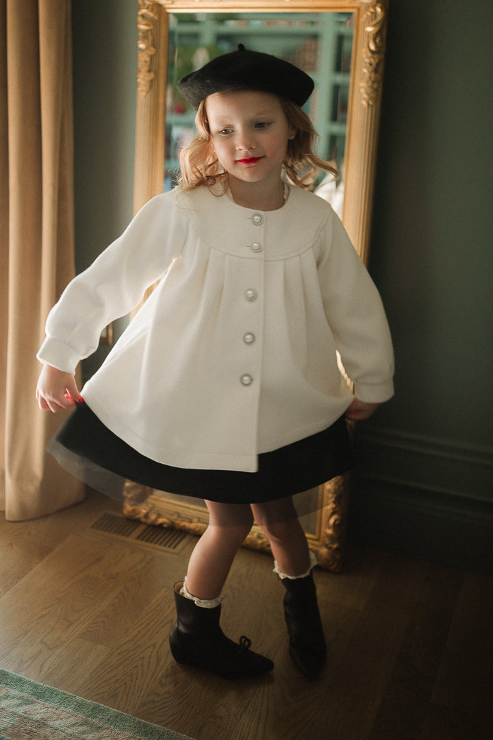 Mini Della Coat in Cream