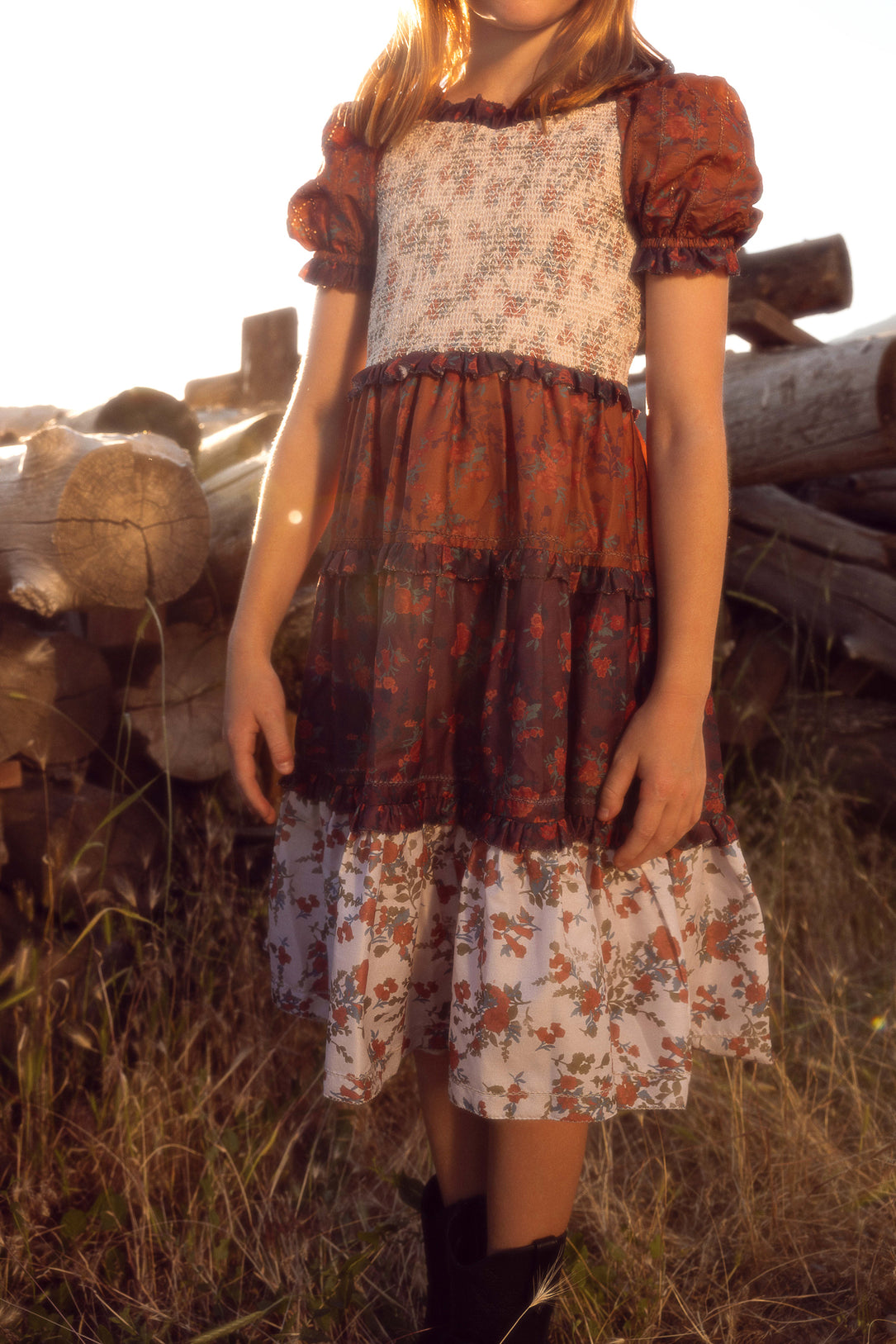 Mini Emily Dress in Fall Floral Ivy City Co Mini Emily Dress in Fall Floral Ivy City Co