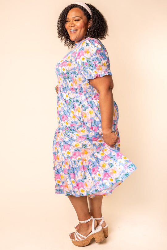 Delia Dress in Blue