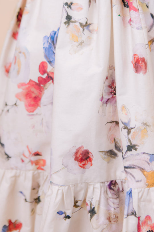 Coco Dress in Cream Floral