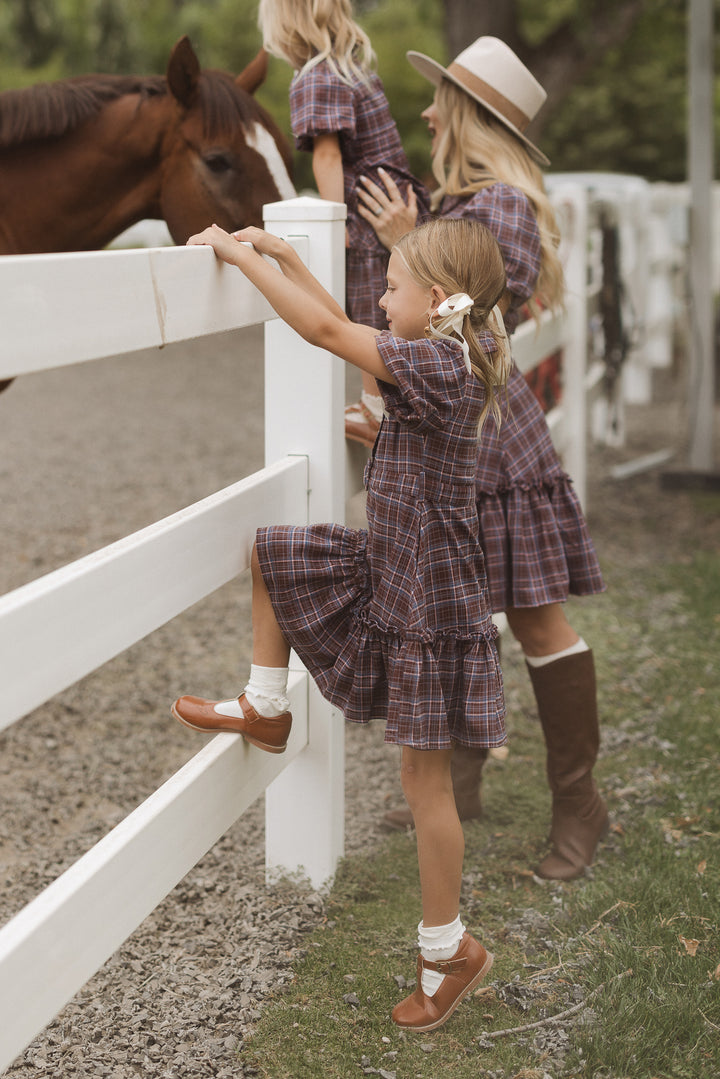 Mini Virginia Dress in Plaid