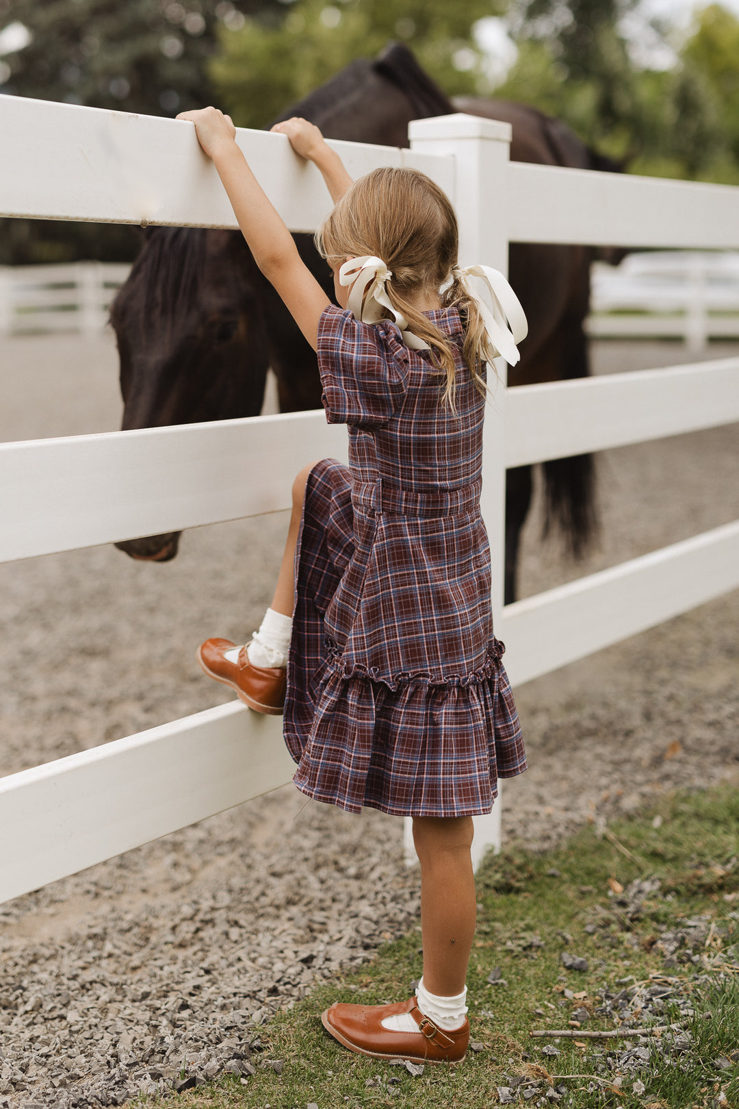 Mini Virginia Dress in Plaid