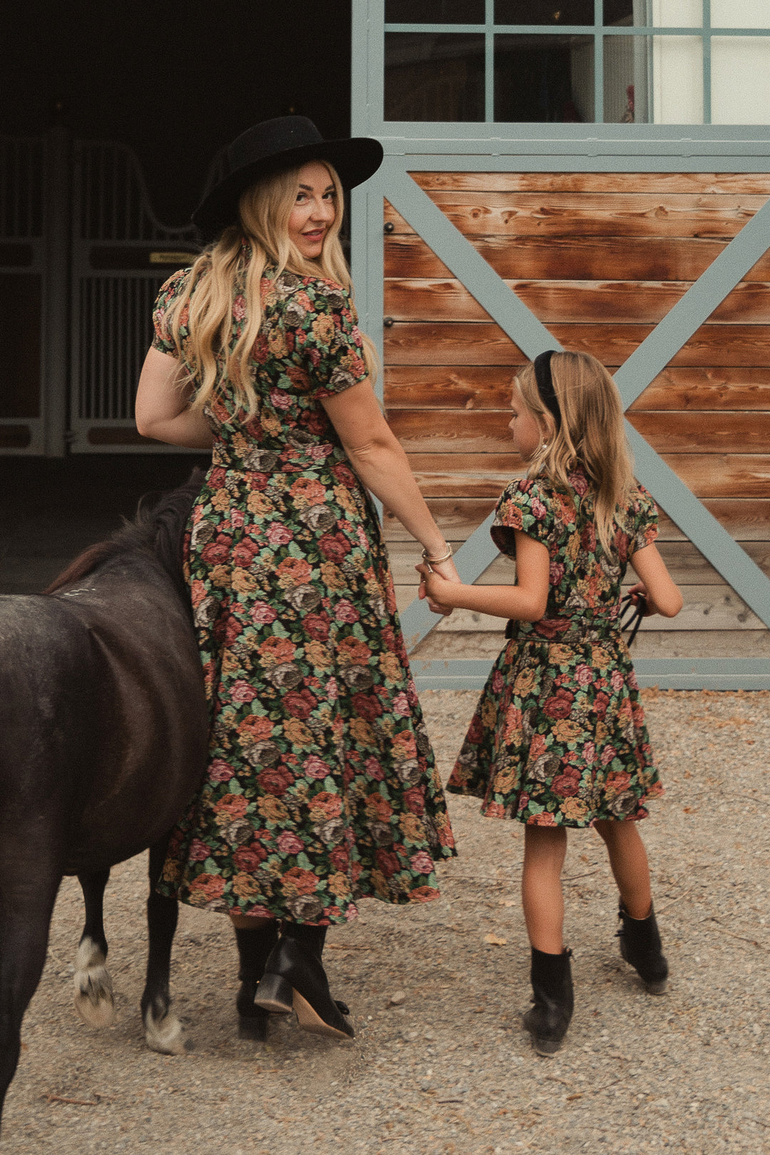 Remi Dress in Moody Floral - FINAL SALE