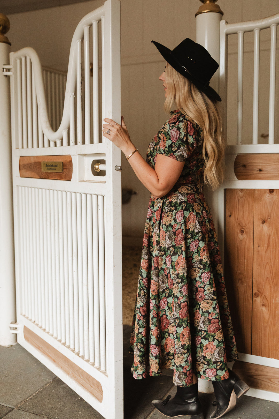 Remi Dress in Moody Floral