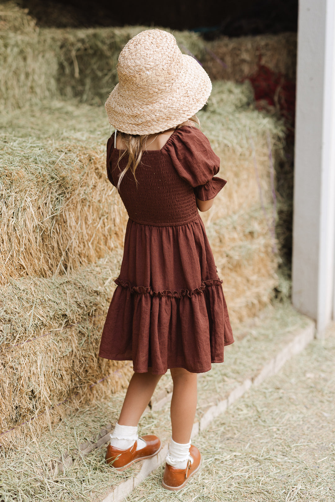 Mini Lani Dress in Brown