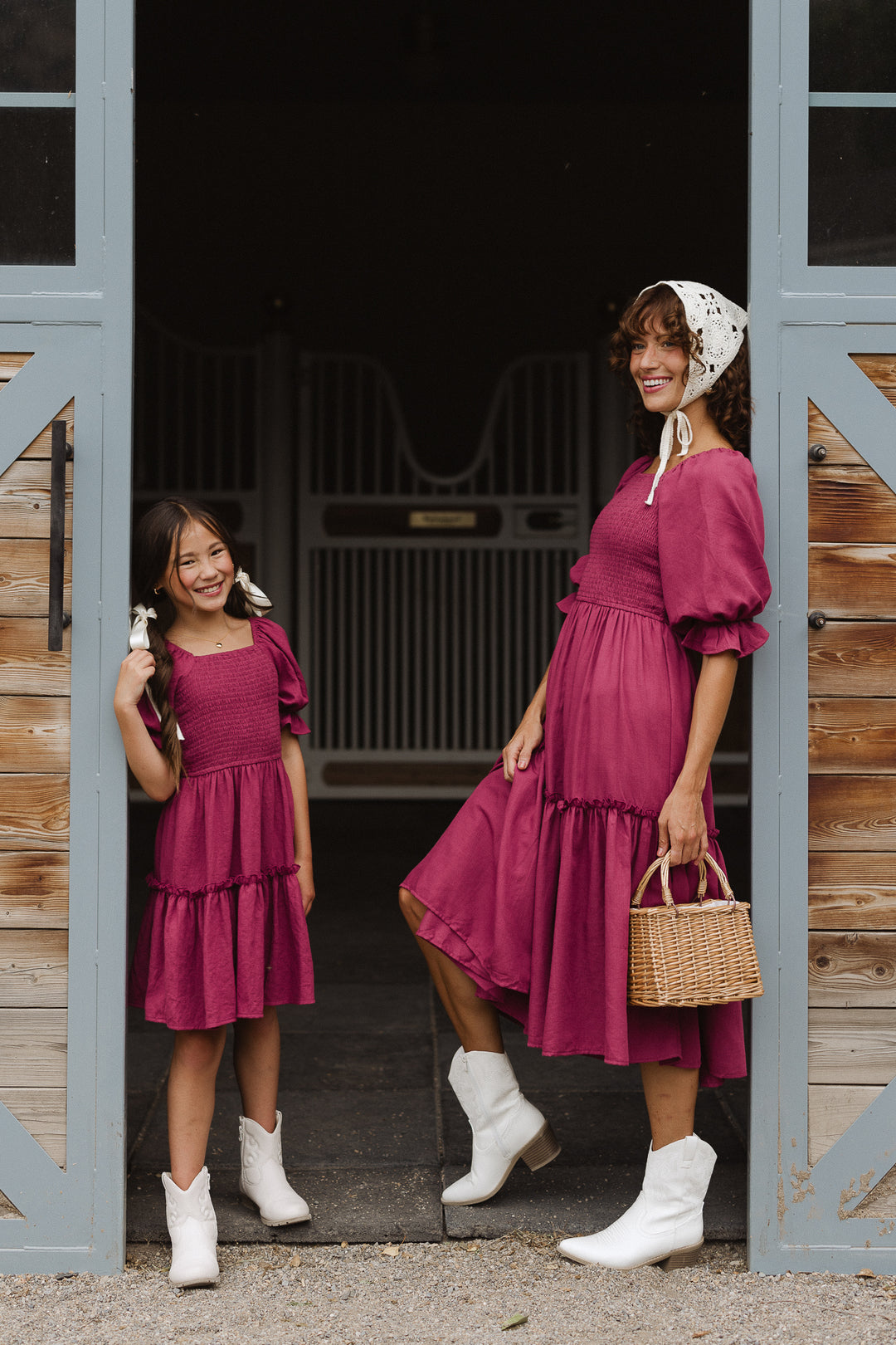 Mini Lani Dress in Berry