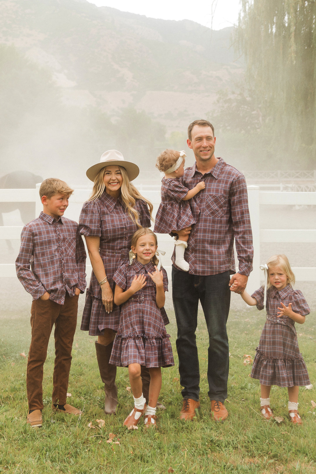 Boys John Shirt in Virginia Plaid