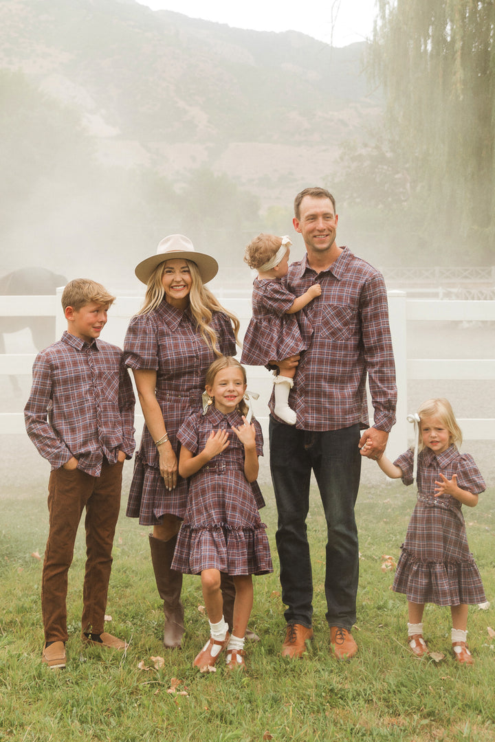 Virginia Dress in Plaid - FINAL SALE