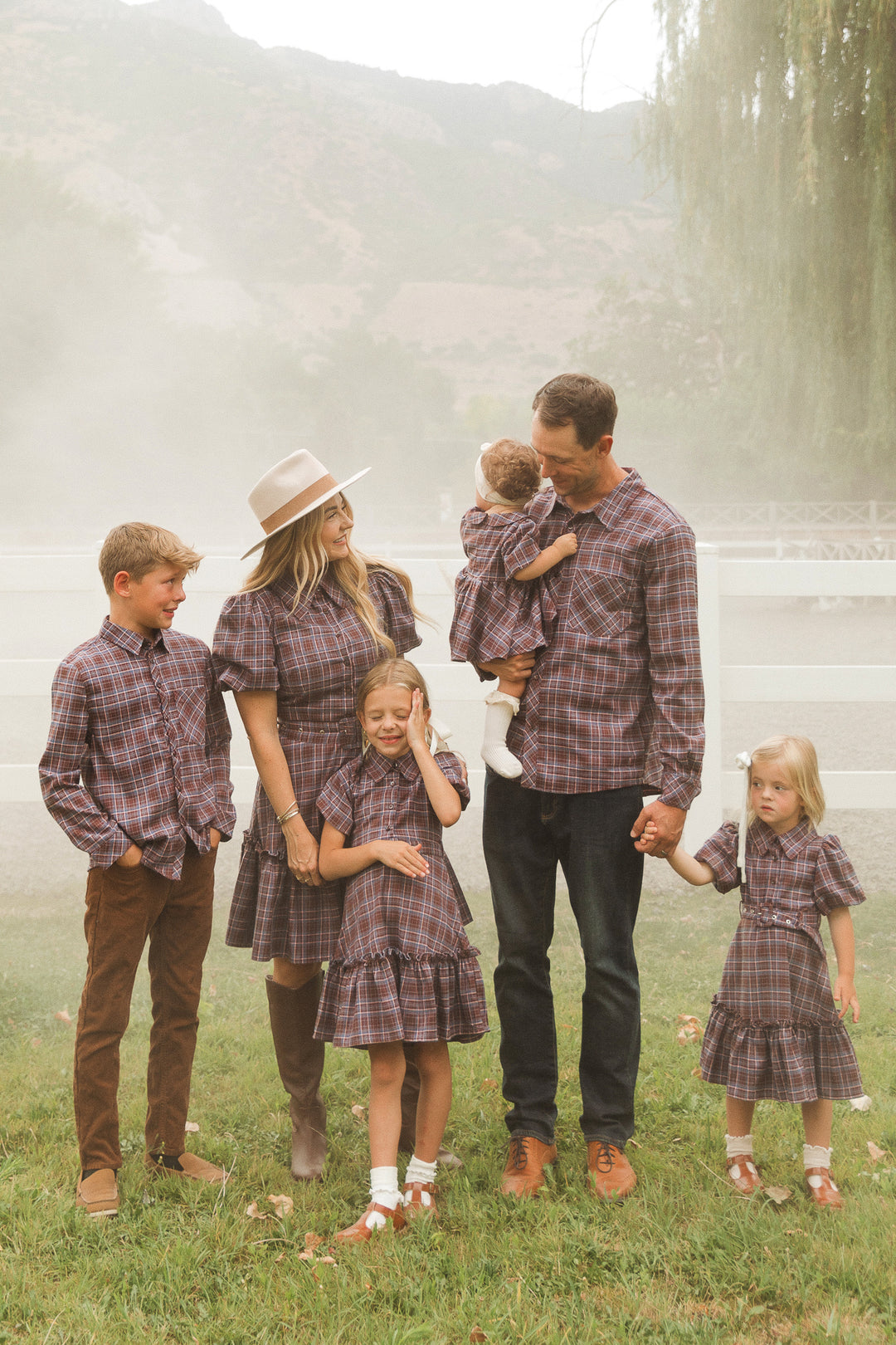 Boys John Shirt in Virginia Plaid