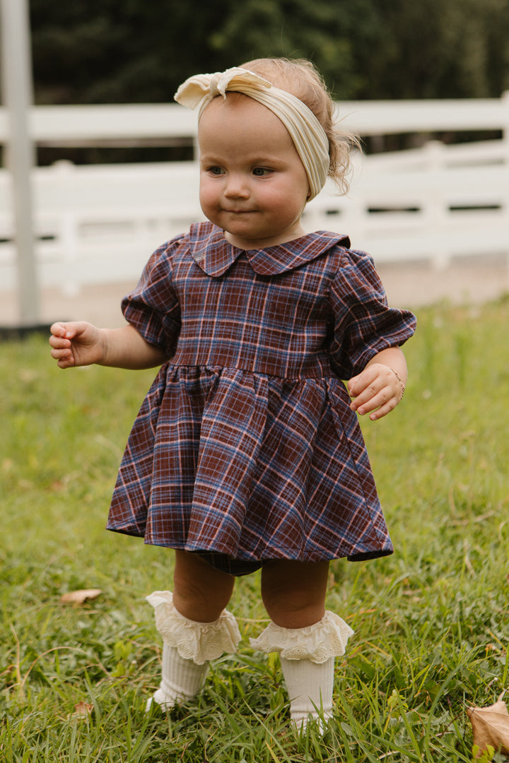 Baby Virginia Dress Set in Plaid