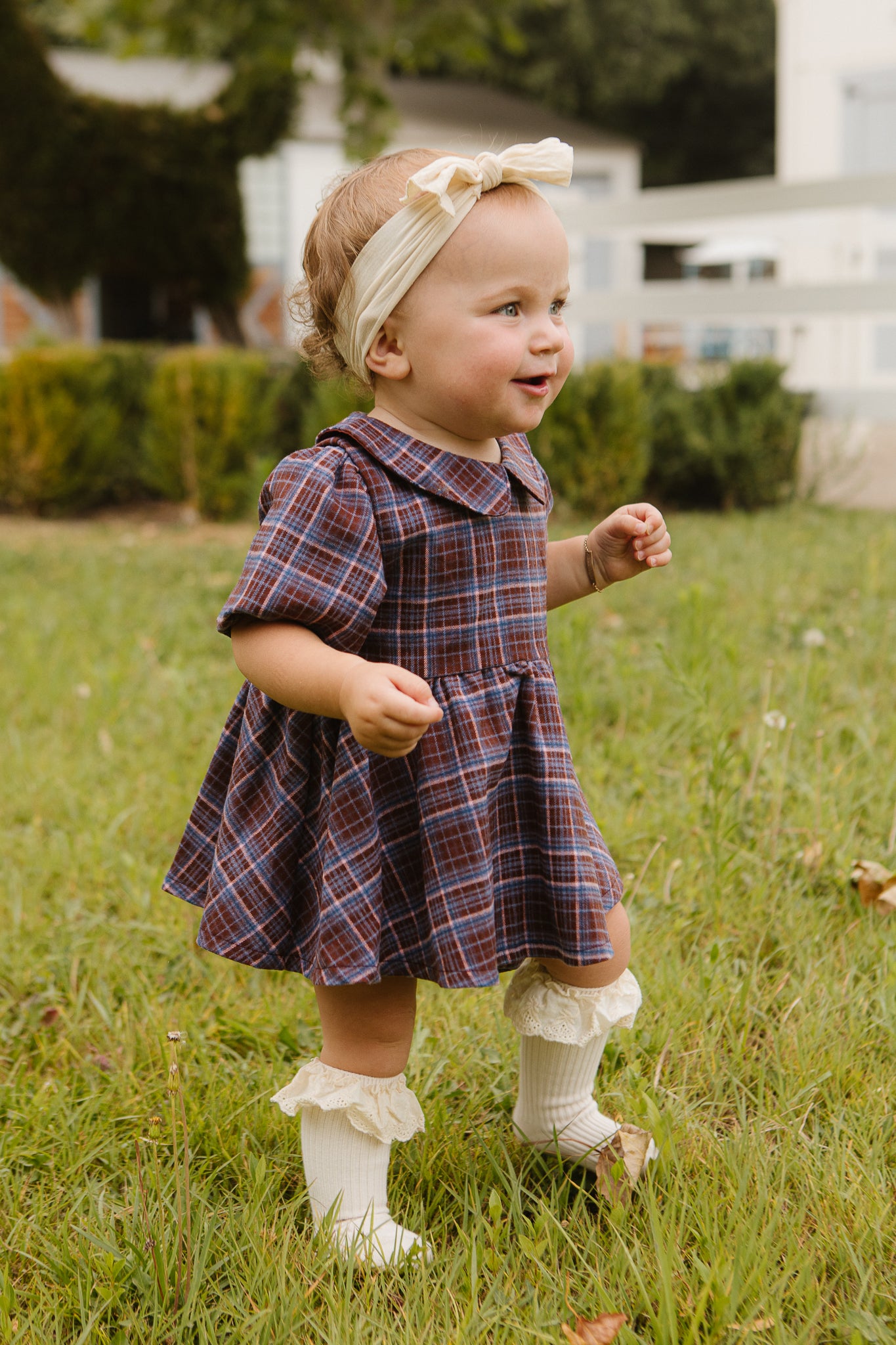 Infant plaid dress hotsell