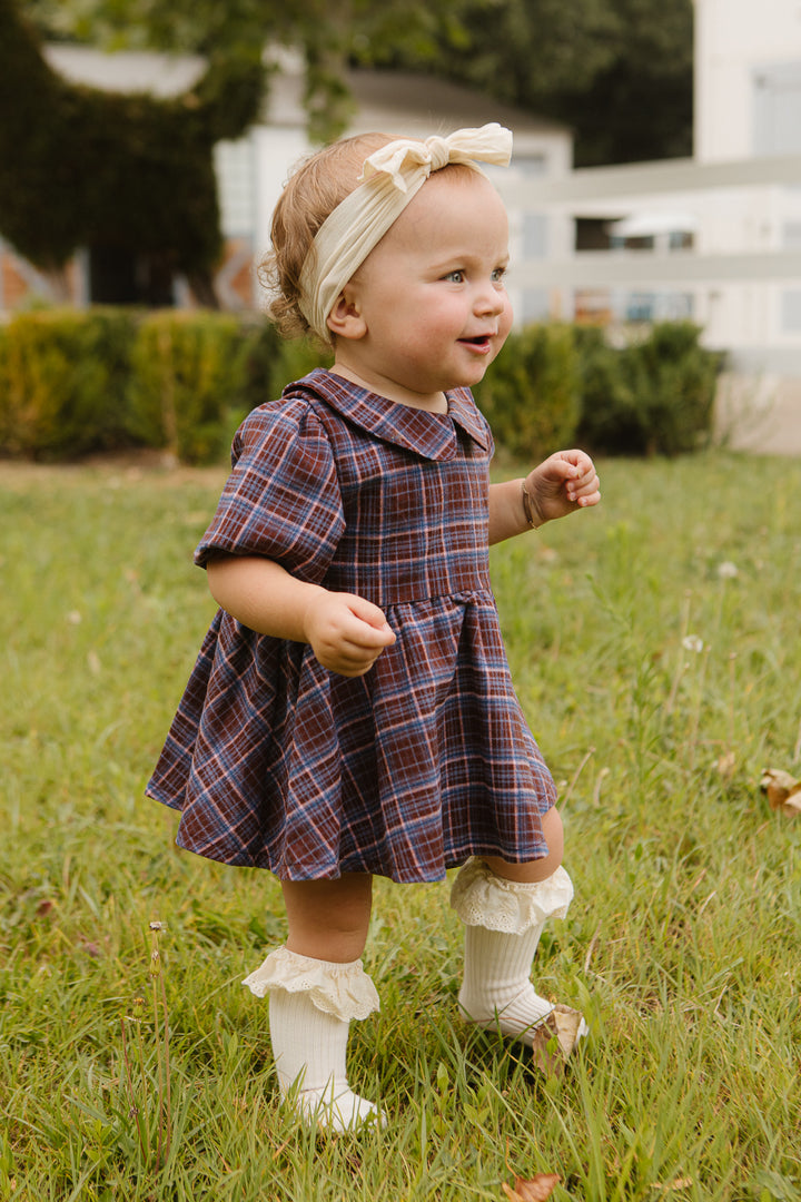 Baby Virginia Dress Set in Plaid